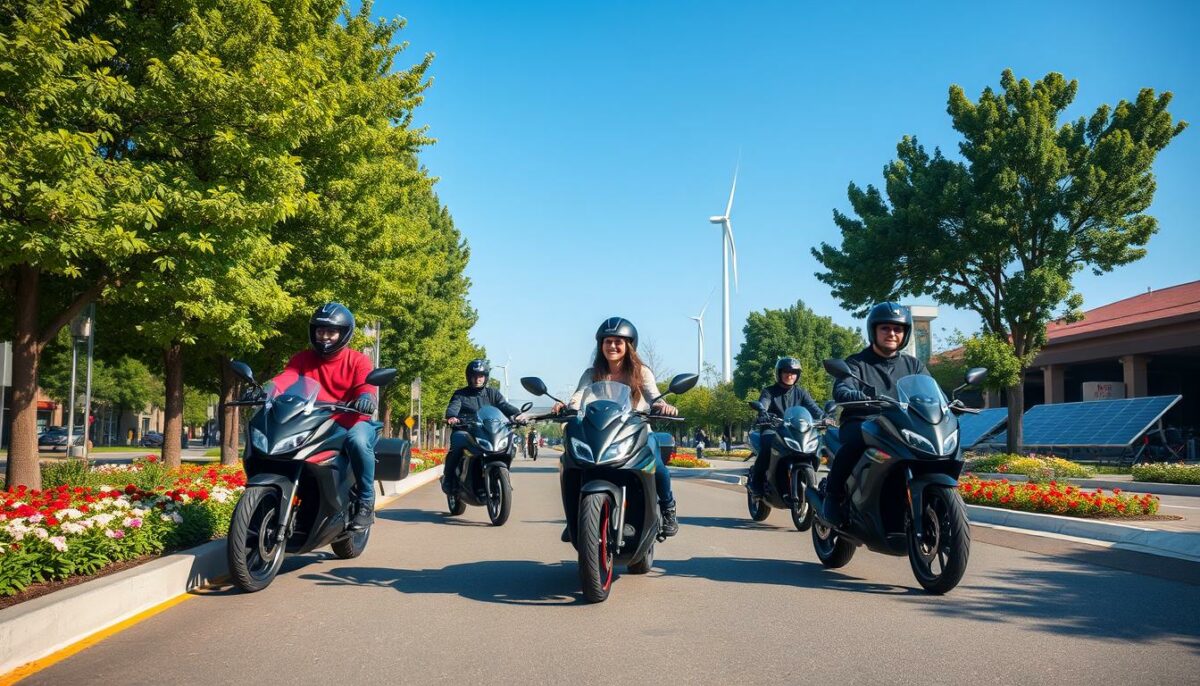 environmental benefits of electric motorcycles